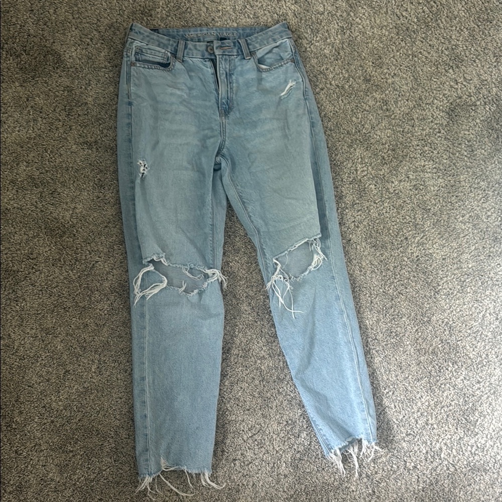American Eagle Outfitters Blue Straight Leg Jeans